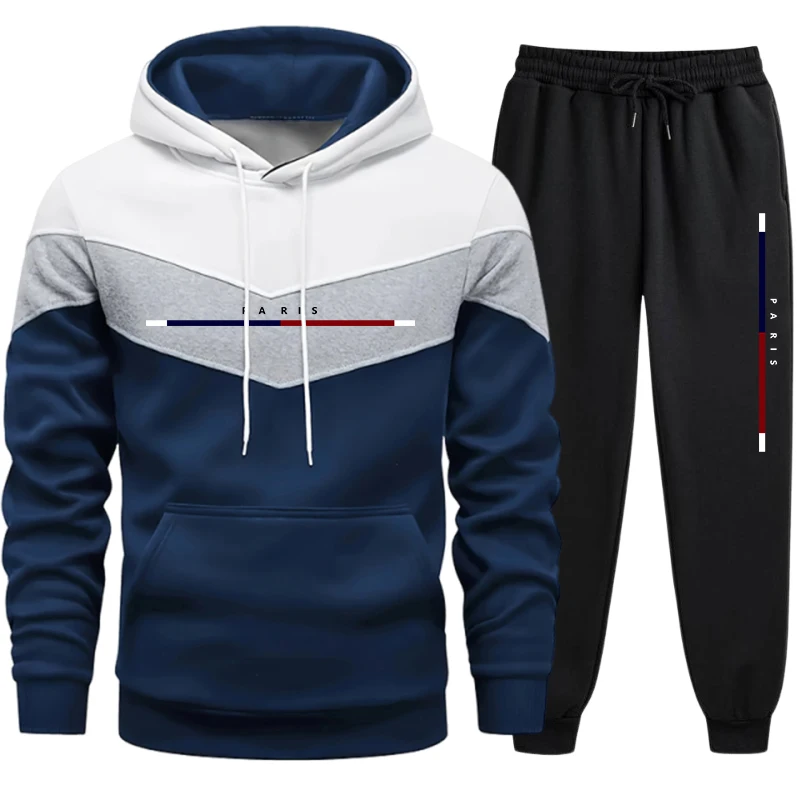 Winter Clothing For Sale - Gorąca Wyprzedaż Męski Dres Casualowy Trójkolorowy