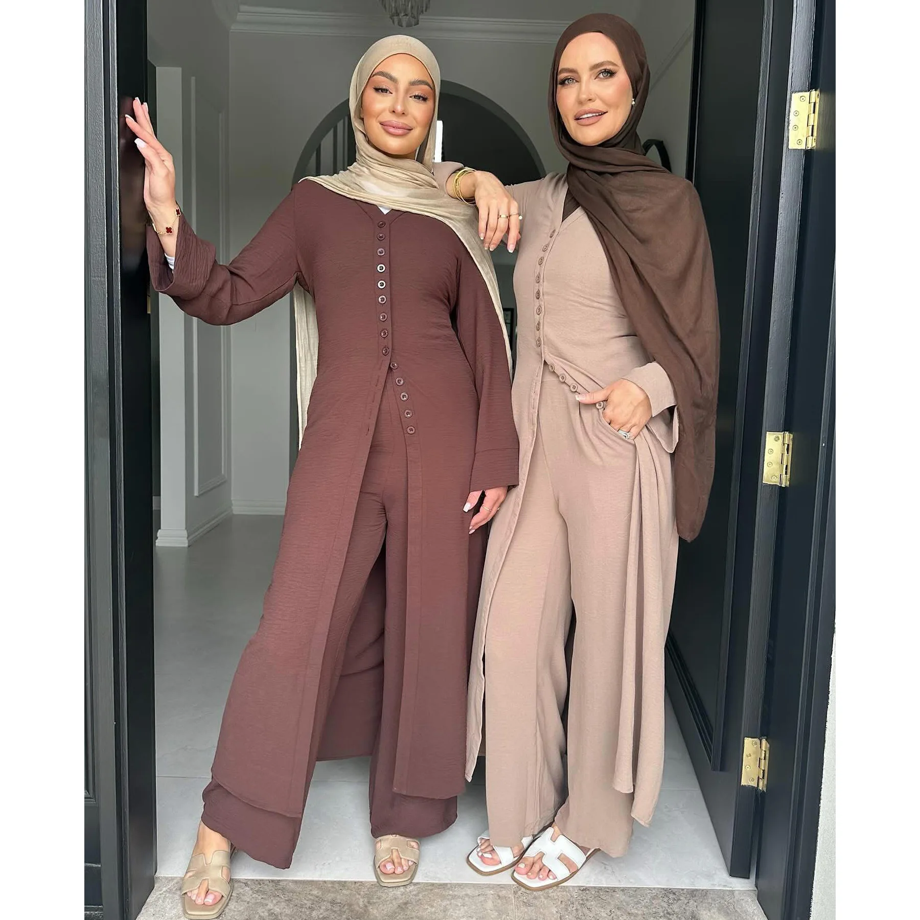 Winter Clothing Dubai - Nowy damski dwuczęściowy zestaw wieczorowy z