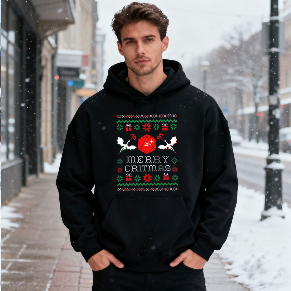 Winter Clothing Dnd - Sweter świąteczny DND 2025 Brzydki sweter