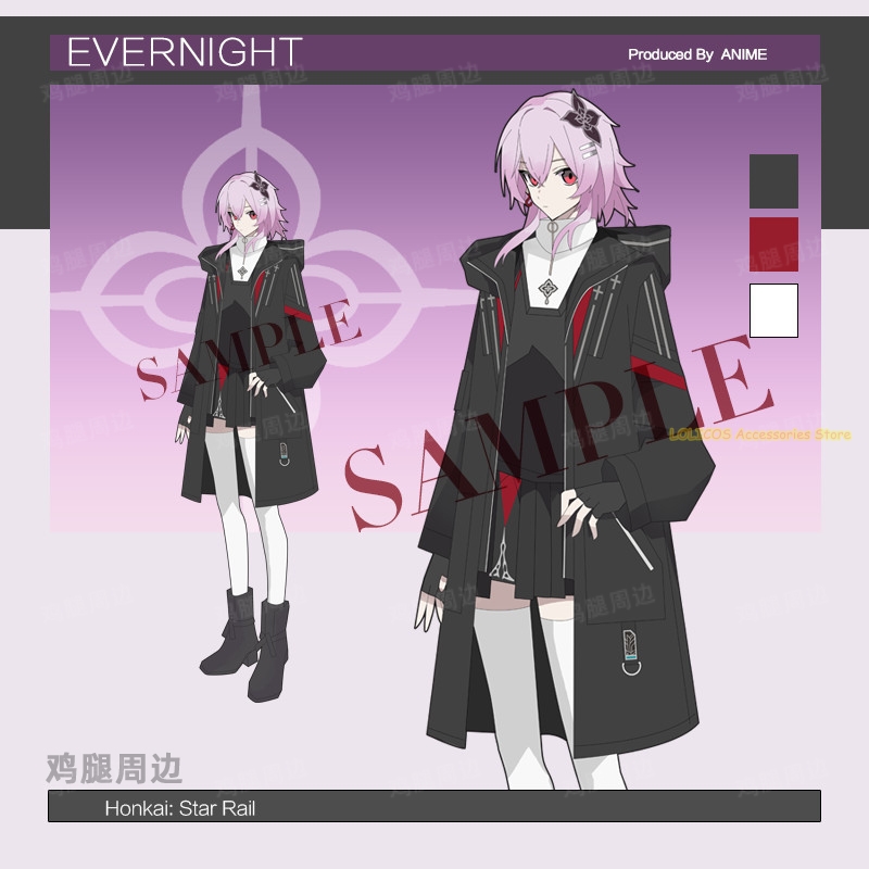 Winter Clothing Items - Kostium Cosplay Evernight Honkai: Star Rail