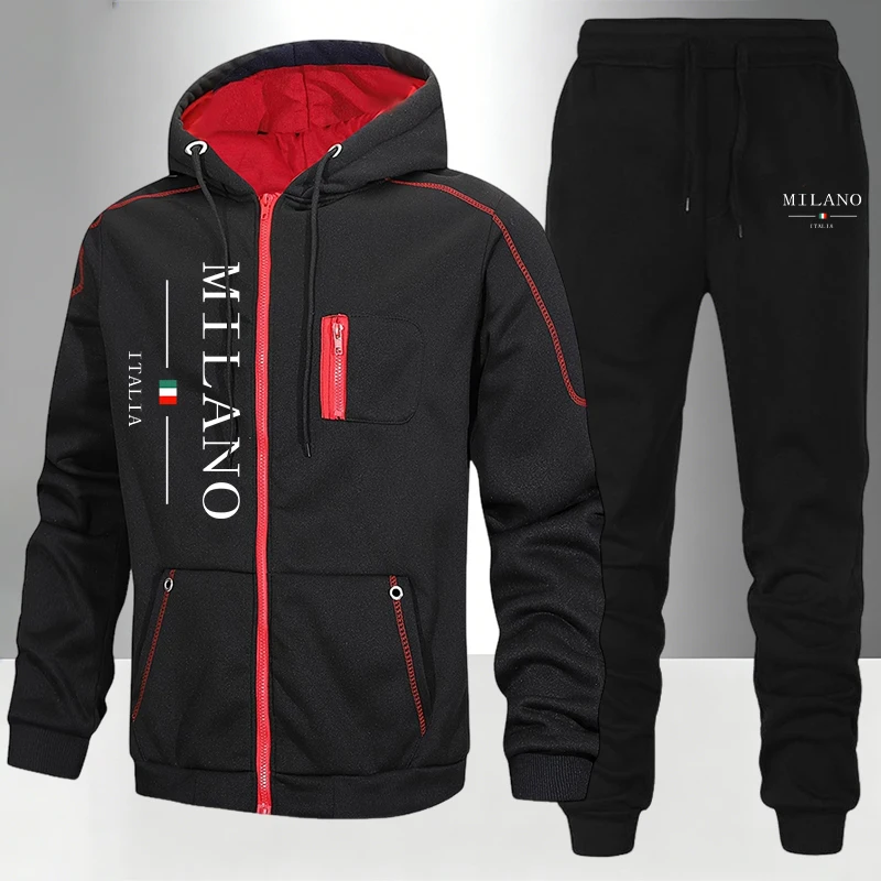 Winter Clothing Items - Włoski Zestaw Męski/Kurtka/Spodnie Jesień Zima Codzienny