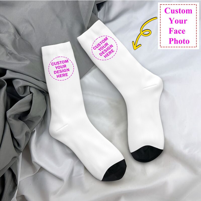 Winter Clothing For Woman - Personalizowane Skarpetki z Własnym Zdjęciem Logo