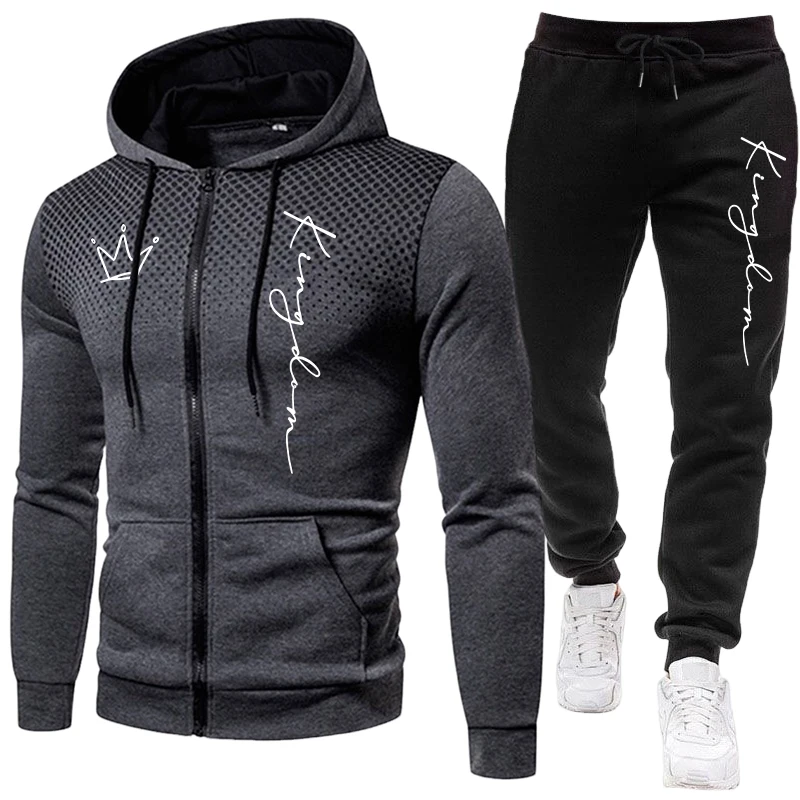 Męski dres z kurtką, casualowy – Winter Clothing Items recenzja i cena