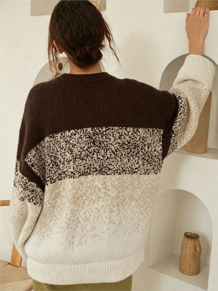 Damski sweter z dzianiny plus  – Winter Clothing Plus Size recenzja i cena
