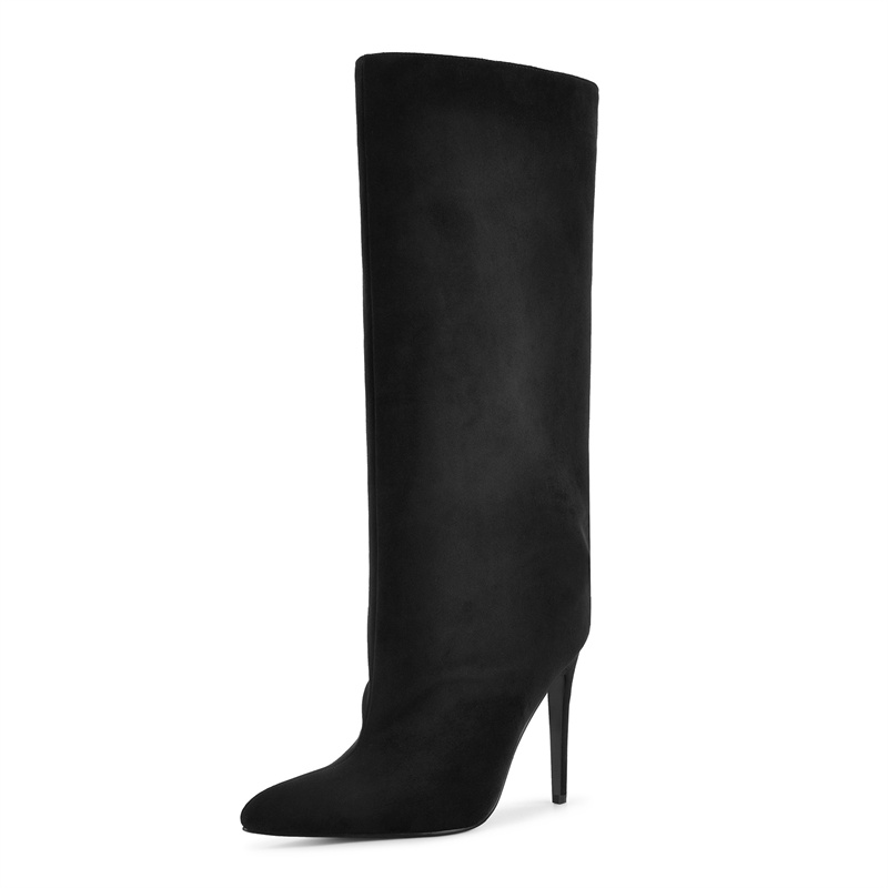 Onlymaker Czarne Kozaki za Kol – Winter Clothing For Woman recenzja i cena