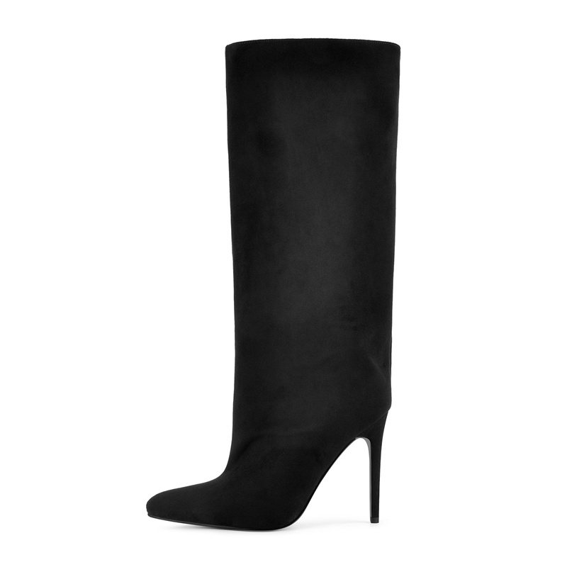 Onlymaker Czarne Kozaki za Kol – Winter Clothing For Woman recenzja i cena