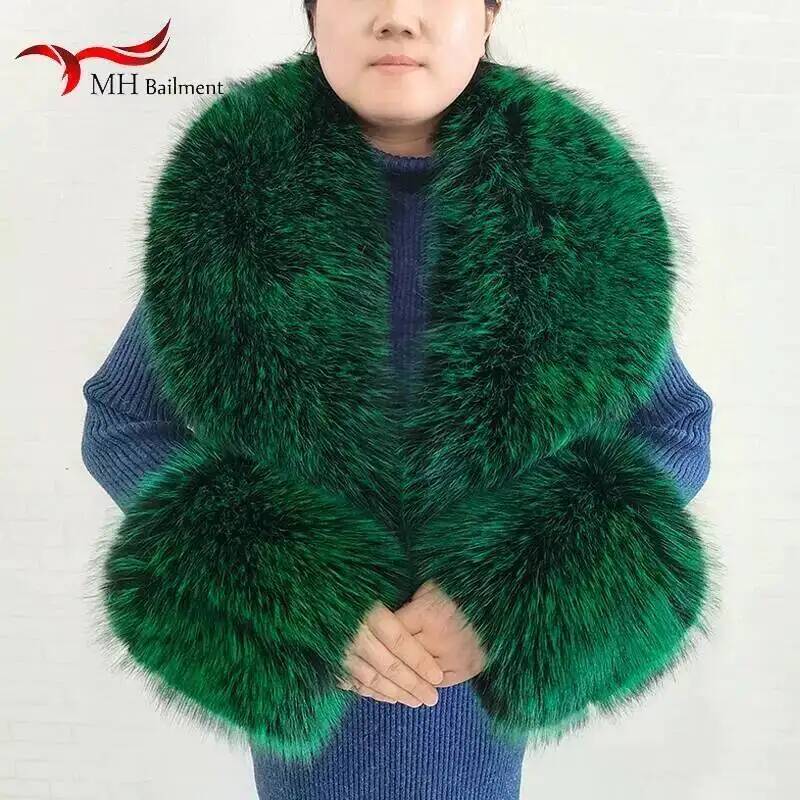 Duży szal damski z imitacji fu – Winter Clothing For Sale recenzja i cena