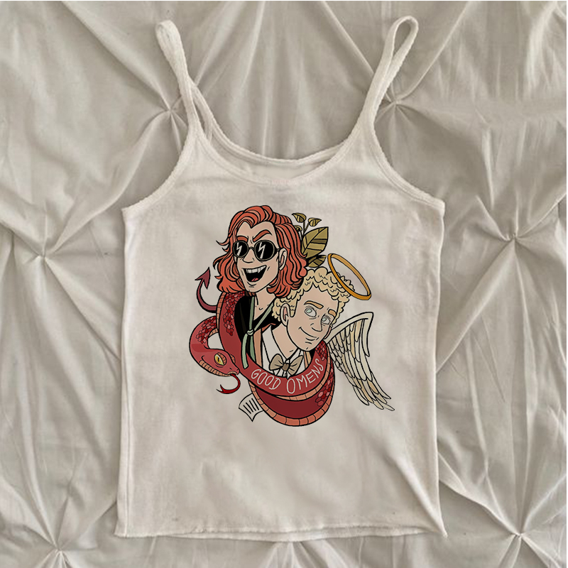Good OmensY2k Good Omens Print – Winter Clothing Store recenzja i cena