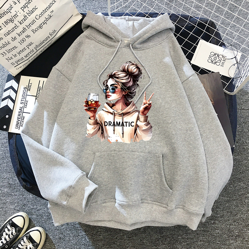 Bluza z kapturem z nadrukiem w – Winter Under Clothing recenzja i cena