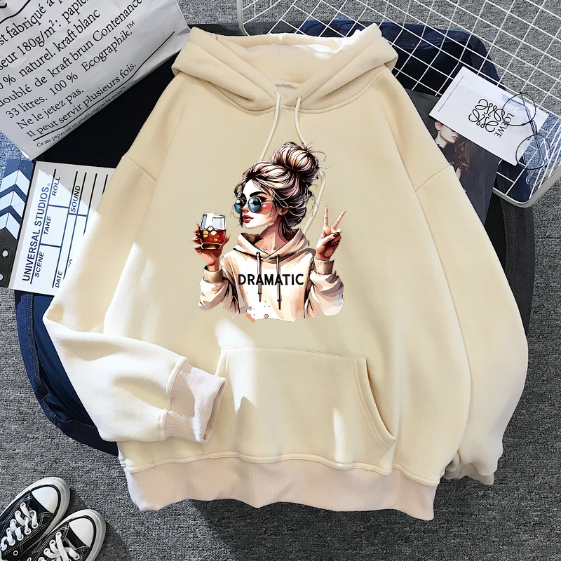 Bluza z kapturem z nadrukiem w – Winter Under Clothing recenzja i cena