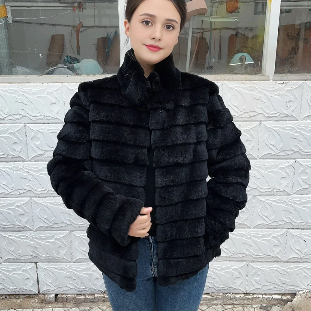OFTBUY Królicza kurtka z prawd – Winter Clothing Store recenzja i cena
