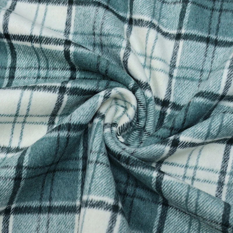 Tkanina wełniana w kratę, mięk – Winter Clothing For Woman recenzja i cena
