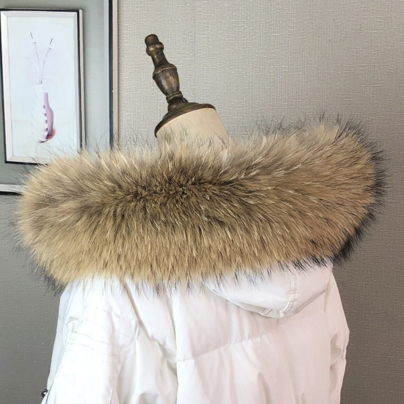 Kołnierz z prawdziwego futra d – Winter Clothing For Sale recenzja i cena