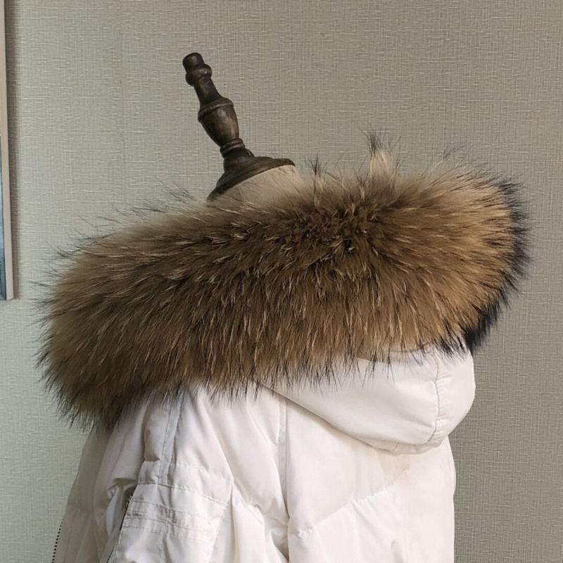 Kołnierz z prawdziwego futra d – Winter Clothing For Sale recenzja i cena