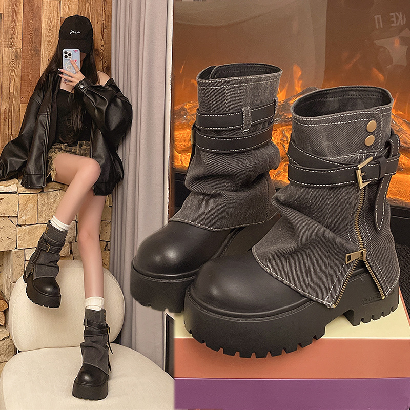 Botki damskie Kowbojki na plat – Winter Clothing For Woman recenzja i cena