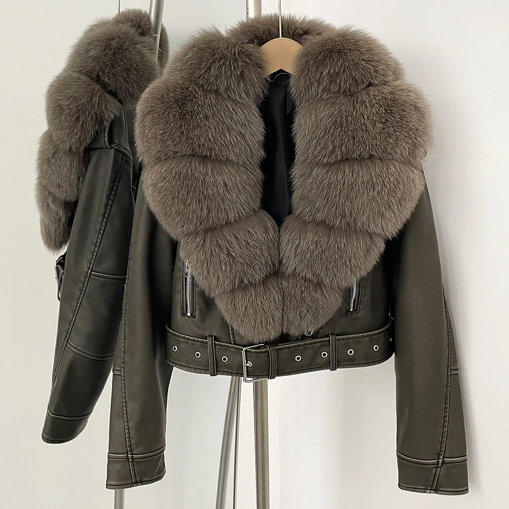 Kurtka ze sztucznej skóry PU z – Winter Clothing Store recenzja i cena