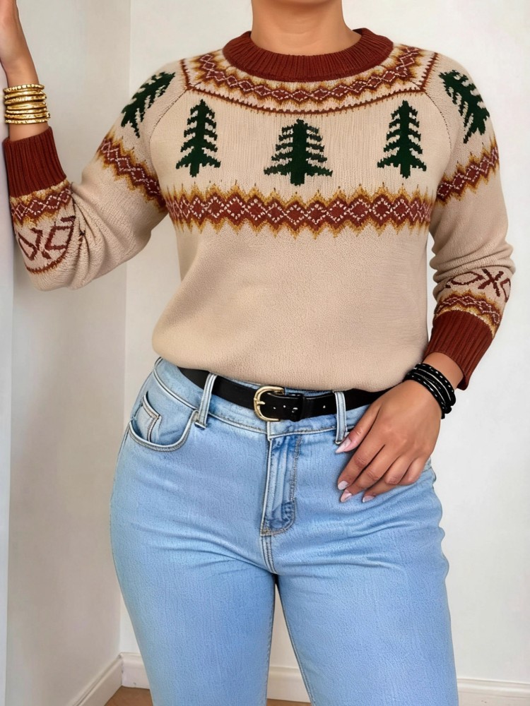 Damski sweter dzianinowy plus  – Winter Clothing Plus Size recenzja i cena