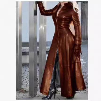 Kurtka damska z imitacji skóry – Winter Clothing Plus Size recenzja i cena